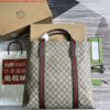 Replica Gucci Deco medium tote bag GG 746210 in Black leather 2