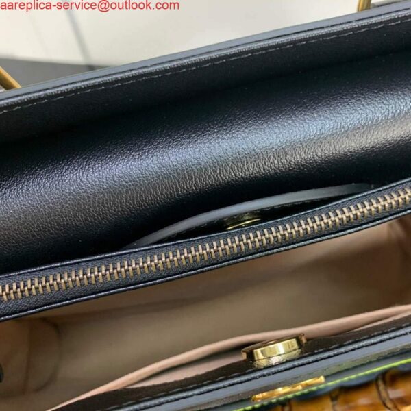 Replica Gucci Diana medium tote bag Gucci 655658 Black 8