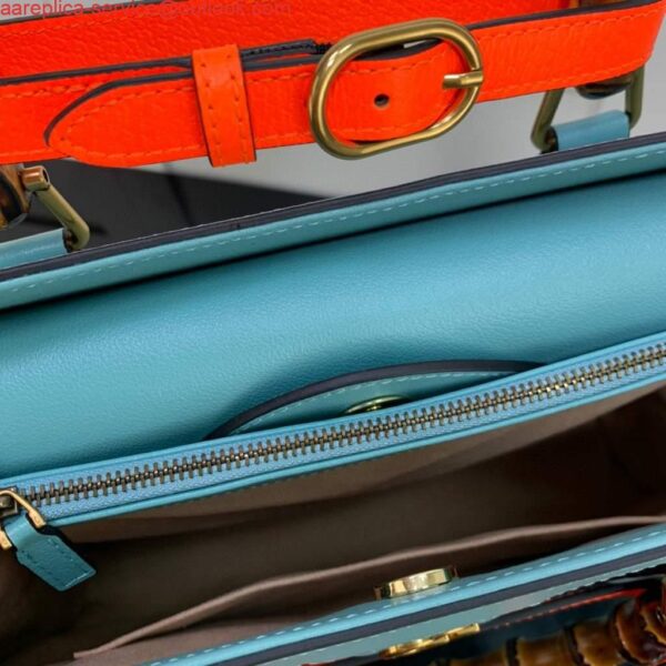 Replica Gucci Diana medium tote bag Gucci 655658 Blue 9