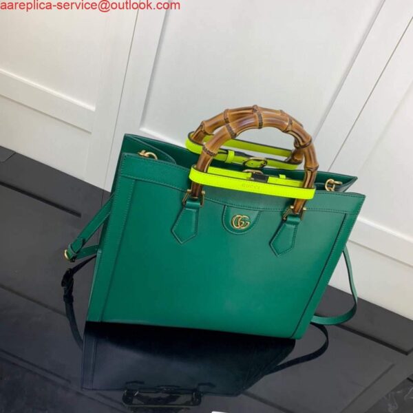 Replica Gucci Diana medium tote bag Gucci 655658 Green 3