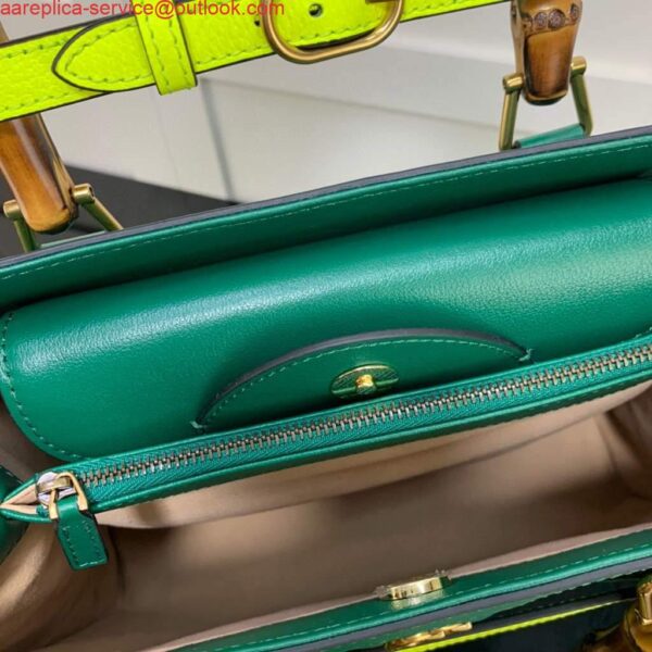 Replica Gucci Diana medium tote bag Gucci 655658 Green 9