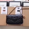 Replica Gucci 474575 GG Marmont Multicolor Mini Bag Blue