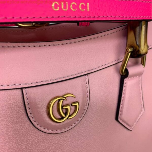 Replica Gucci Diana medium tote bag Gucci 655658 Pink 6