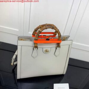 Replica Gucci Diana medium tote bag Gucci 655658 White