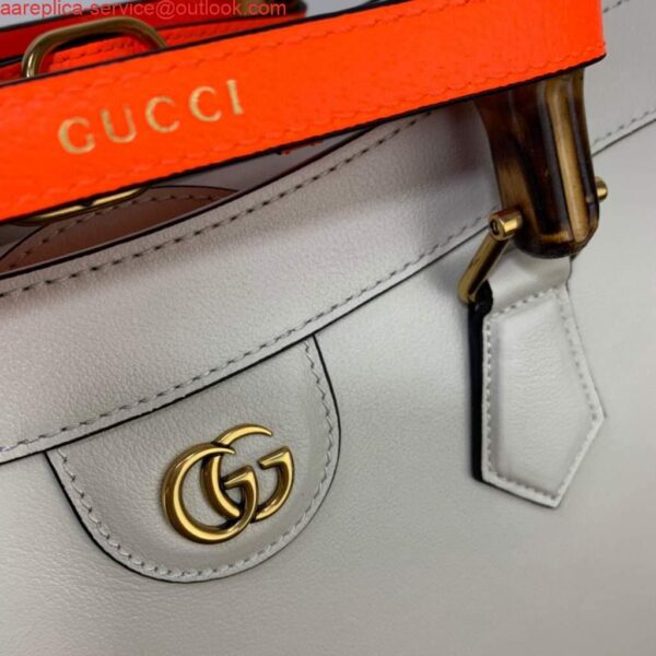 Replica Gucci Diana medium tote bag Gucci 655658 White 4