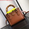 Replica Gucci Diana Mini tote bag top handle bag Gucci 655661 Green 2