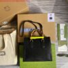 Replica Gucci Diana Small Tote Bag Snake Top Handle Bag 660195 Green 2