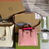 Replica Gucci Diana small tote bag top handle bag 660195 Lake Blue