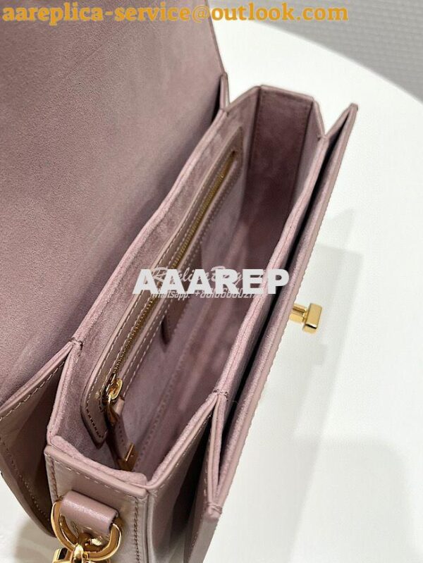 Replica Dior 30 Montaigne Avenue Bag in Heritage Pink Box Calfskin M92 11