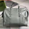 Replica Gucci 725683 Large Tote Bag With Tonal Double G Forest green