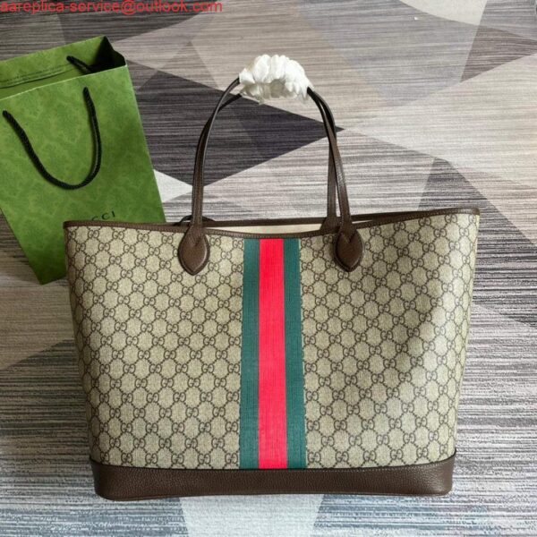 Replica Gucci 726755 GG Large Tote Bag Brown 3