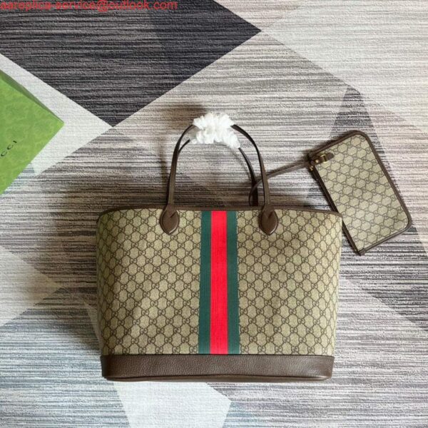 Replica Gucci 726755 GG Large Tote Bag Brown 6