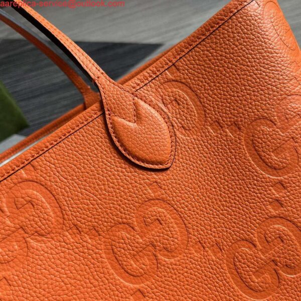 Replica Gucci 726755 Jumbo GG large tote bag Orange 3