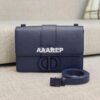 Replica Dior 30 Montaigne Bag Black Ultramatte Grained Calfskin