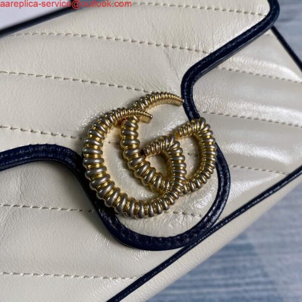 Replica Gucci GG Marmont mini bag 574969 Beige 10