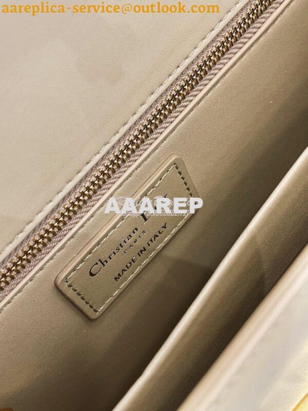 Replica Dior 30 Montaigne Bag with Tonal Enamel CD M9203U Beige 10