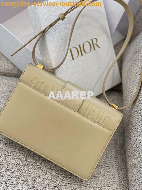 Replica Dior 30 Montaigne Bag with Tonal Enamel CD M9203U Beige 13