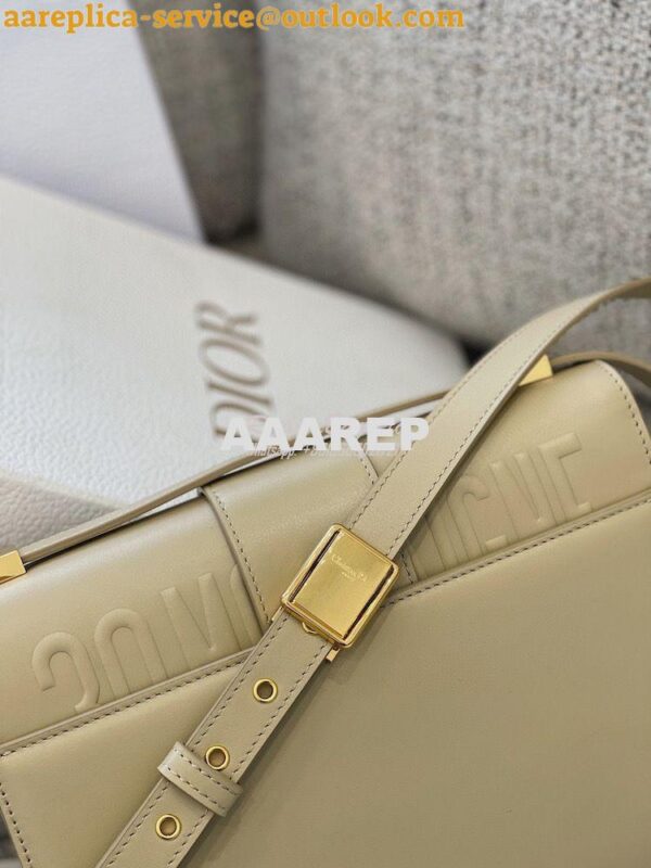 Replica Dior 30 Montaigne Bag with Tonal Enamel CD M9203U Beige 15