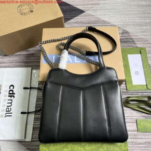 Replica Gucci 745918 Petite GG Small Tote Bag Black