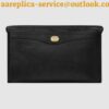 Replica Gucci Black GG Supreme Web Portfolio Pouch