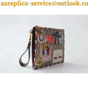 Replica Gucci Courrier GG Supreme Portfolio Pouch 2