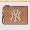 Replica Gucci Kingsnake Print GG Supreme Portfolio Pouch