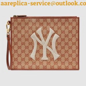 Replica Gucci Original GG Pouch With NY Yankees™ Patch