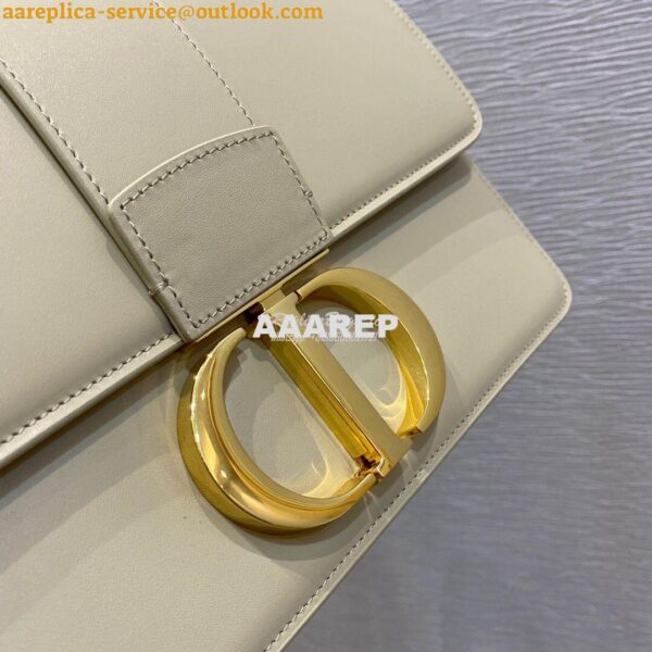 Replica Dior 30 Montaigne Calfskin Bag in Beige 2