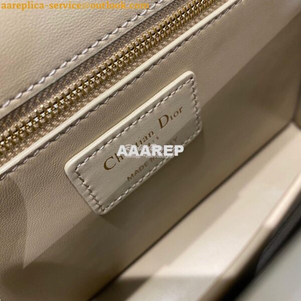 Replica Dior 30 Montaigne Calfskin Bag in Beige 8