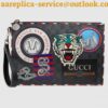 Replica Replica Gucci Beige GG Supreme Portfolio Pouch