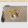 Replica Replica Gucci Night Courrier GG Supreme Portfolio Pouch 634