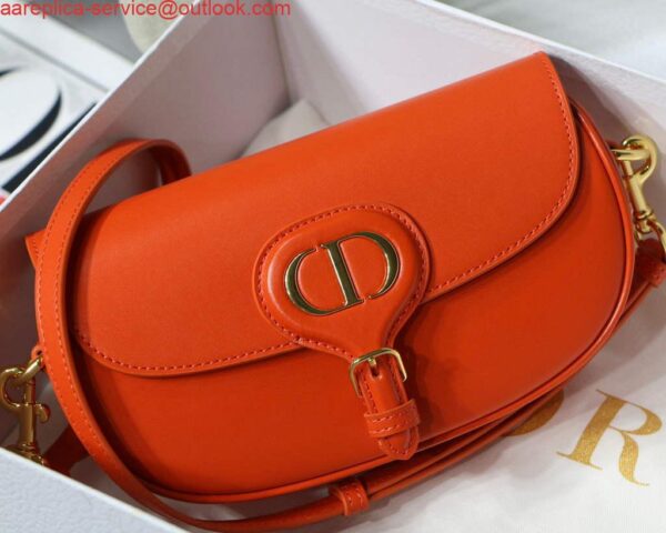 Replica Dior M9327 dior Bobby bag East West Box Calfskin Orange 3