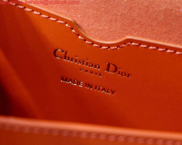 Replica Dior M9327 dior Bobby bag East West Box Calfskin Orange 10