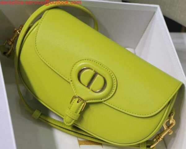 Replica Dior M9327 dior Bobby bag East West Box Calfskin Yellow 3