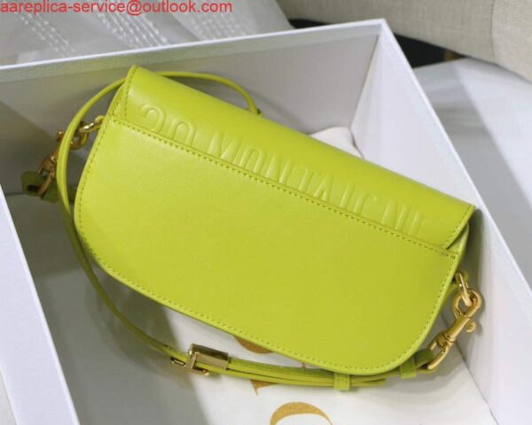 Replica Dior M9327 dior Bobby bag East West Box Calfskin Yellow 5