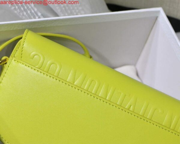 Replica Dior M9327 dior Bobby bag East West Box Calfskin Yellow 6