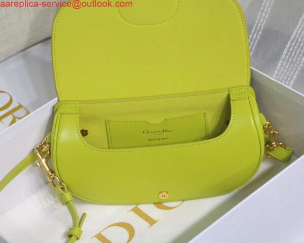 Replica Dior M9327 dior Bobby bag East West Box Calfskin Yellow 9