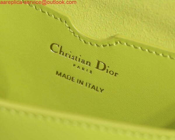 Replica Dior M9327 dior Bobby bag East West Box Calfskin Yellow 10