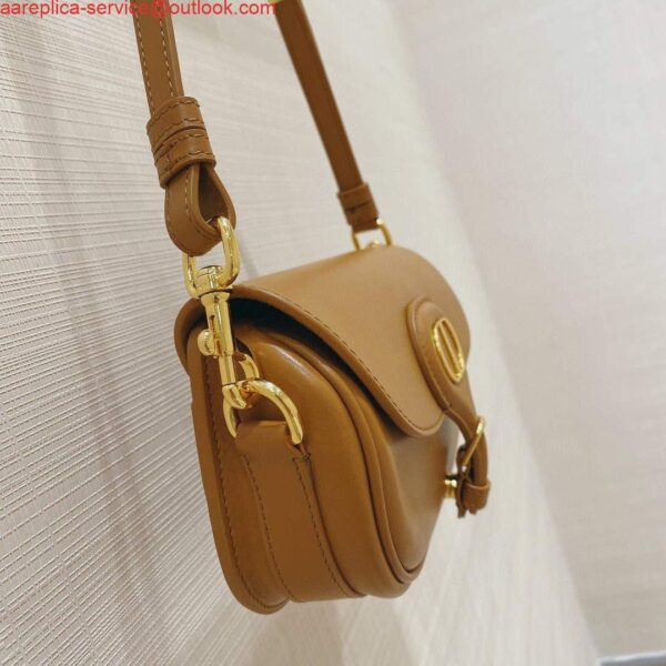 Replica Dior M9327 dior Bobby bag East West Brown Box Calfskin