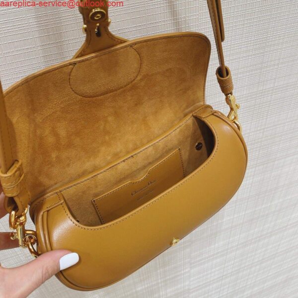 Replica Dior M9327 dior Bobby bag East West Brown Box Calfskin 9