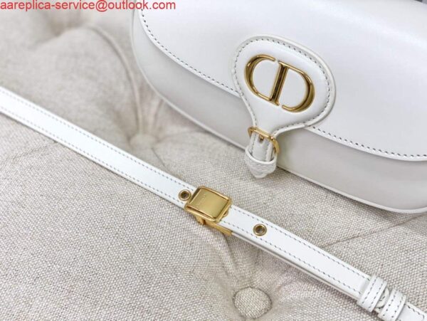 Replica Dior M9327 dior Bobby bag East West White Box Calfskin 8