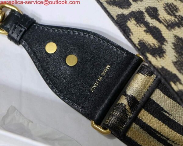 Replica Dior Shoulder strap with ring Dior Strap S8552 Beige Multicolor Mizza Embroidery 4