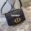 Replica Dior 30 Montaigne East-west Bag With Chain Blue Oblique Jacqua