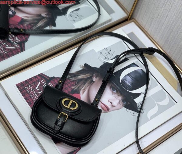 Replica Dior M2278 Mini Bobby bag Black Box Calfskin 3