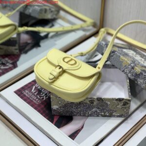 Replica Dior M2278 Mini Bobby bag Yellow Box Calfskin