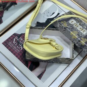 Replica Dior M2278 Mini Bobby bag Yellow Box Calfskin 2