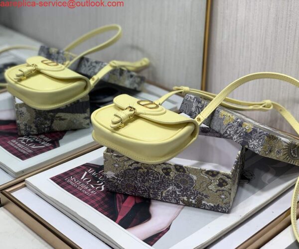 Replica Dior M2278 Mini Bobby bag Yellow Box Calfskin 8