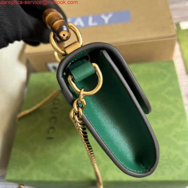 Replica Gucci 675795 Gucci Diana mini shoulder bag Green 3