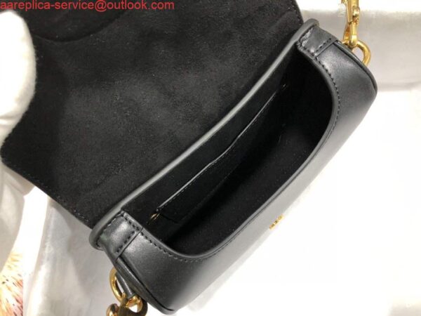 Replica Dior M9317 Crossbody small dior Bobby bag Black box Calfskin 9