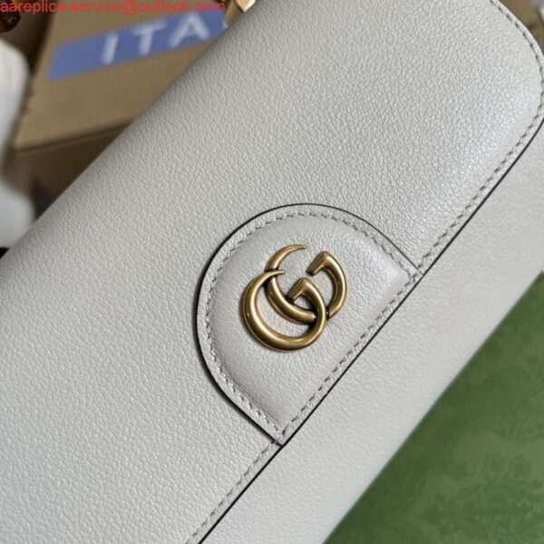 Replica Gucci 675795 Gucci Diana mini shoulder bag White 6